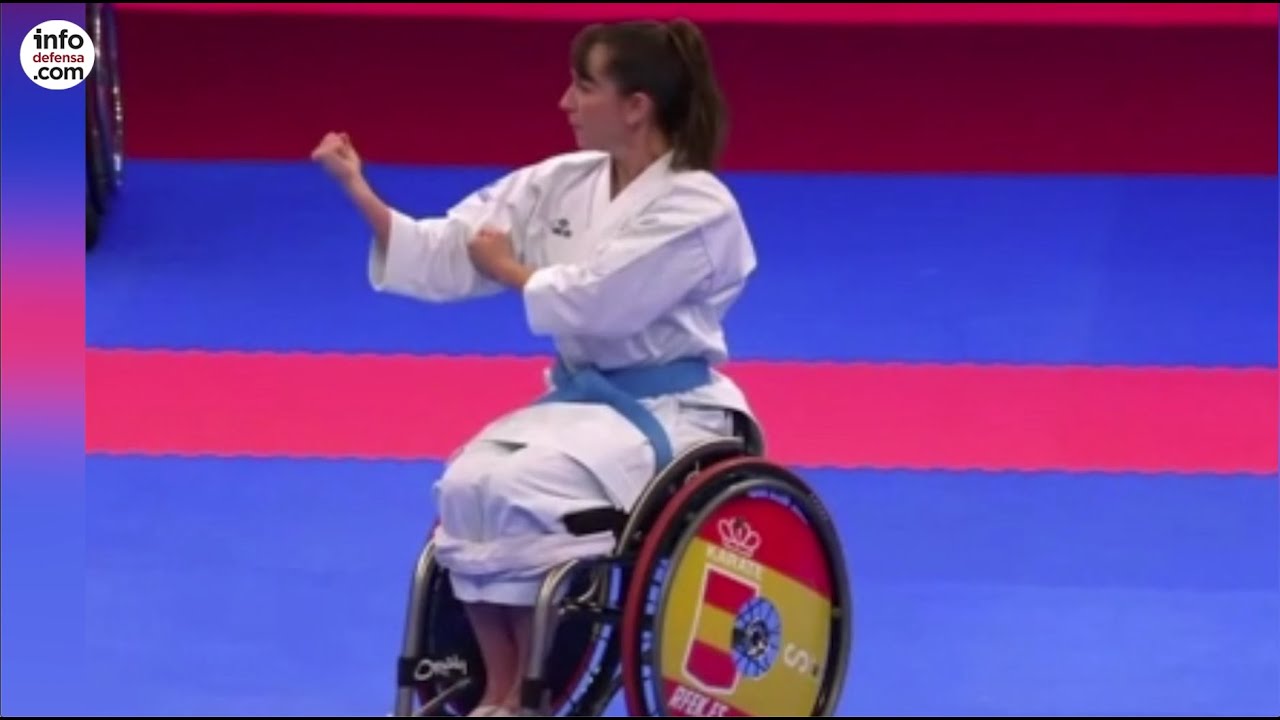 La soldado Isabel Fernández renueva su título de campeona europea de parakárate