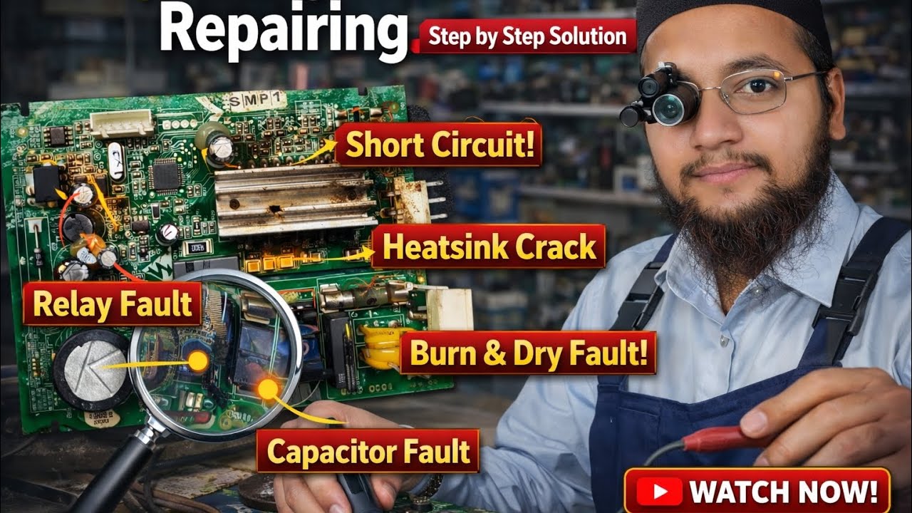 Godrej ki double Dor PCB repairing with professional  #godrej || MD NURAIN 