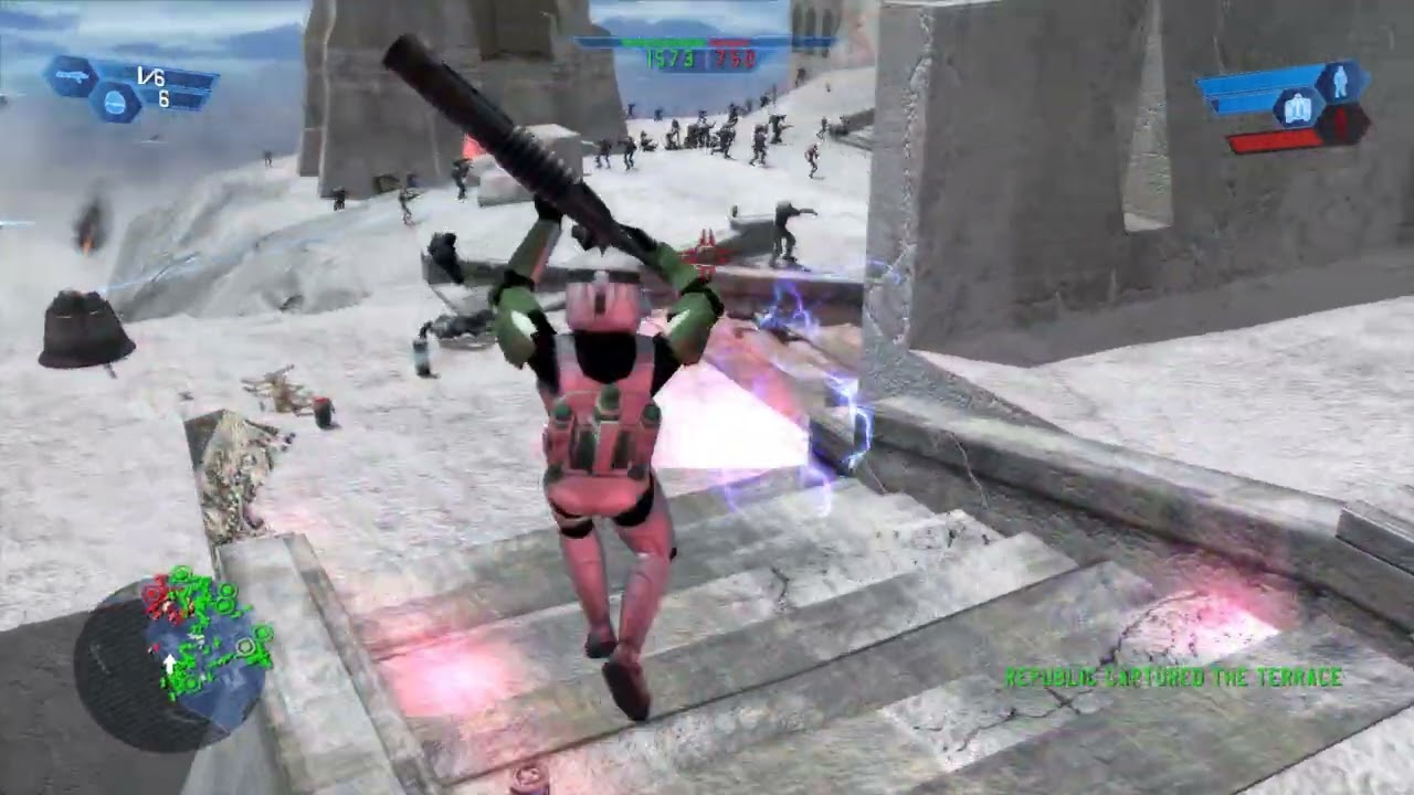 Star Wars Battlefront (2004) - Rhen Var: Citadel but its 200v200 gameplay Republic