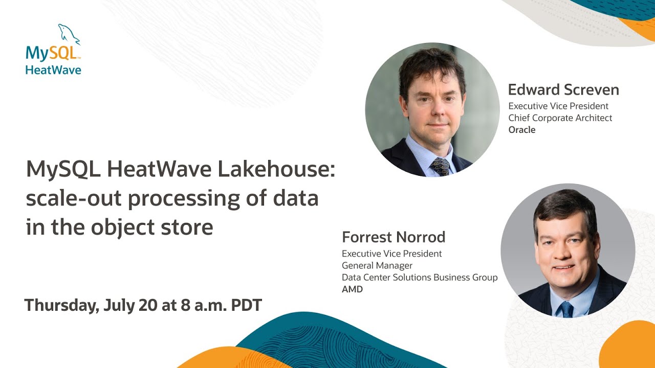 MySQL HeatWave Lakehouse: scale-out processing of data in the object store