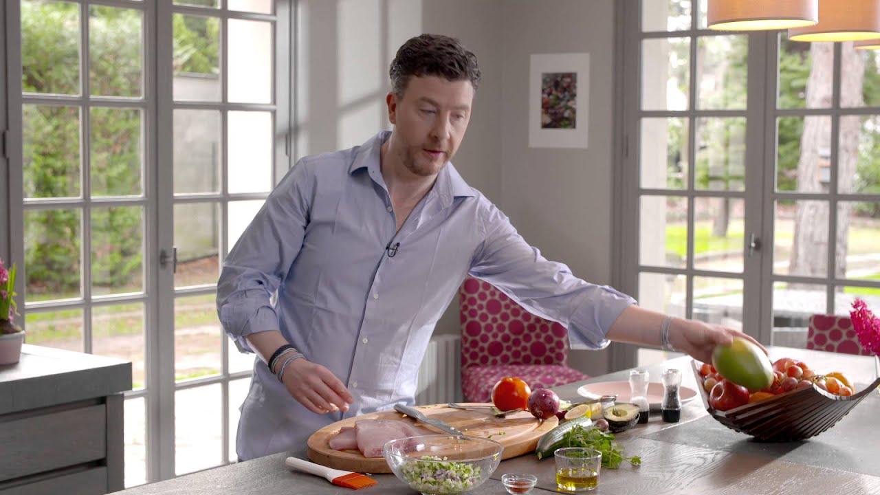 STEAK D' ESPADON SAUCE SALSA (AUCHAN) AVEC THOMAS CLOUET
