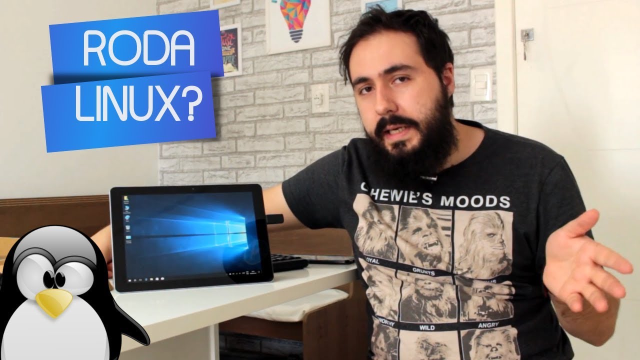 SurBook Mini, um Tablet/PC baratinho com Windows 10,  mas será que roda Linux?
