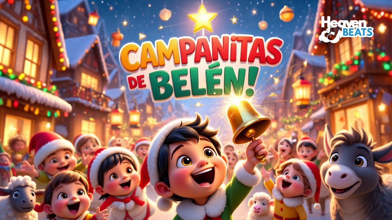 🎄 ¡CAMPANITAS DE BELÉN! | Canción Cristiana Infantil de Navidad 2025 | Jesús nació!