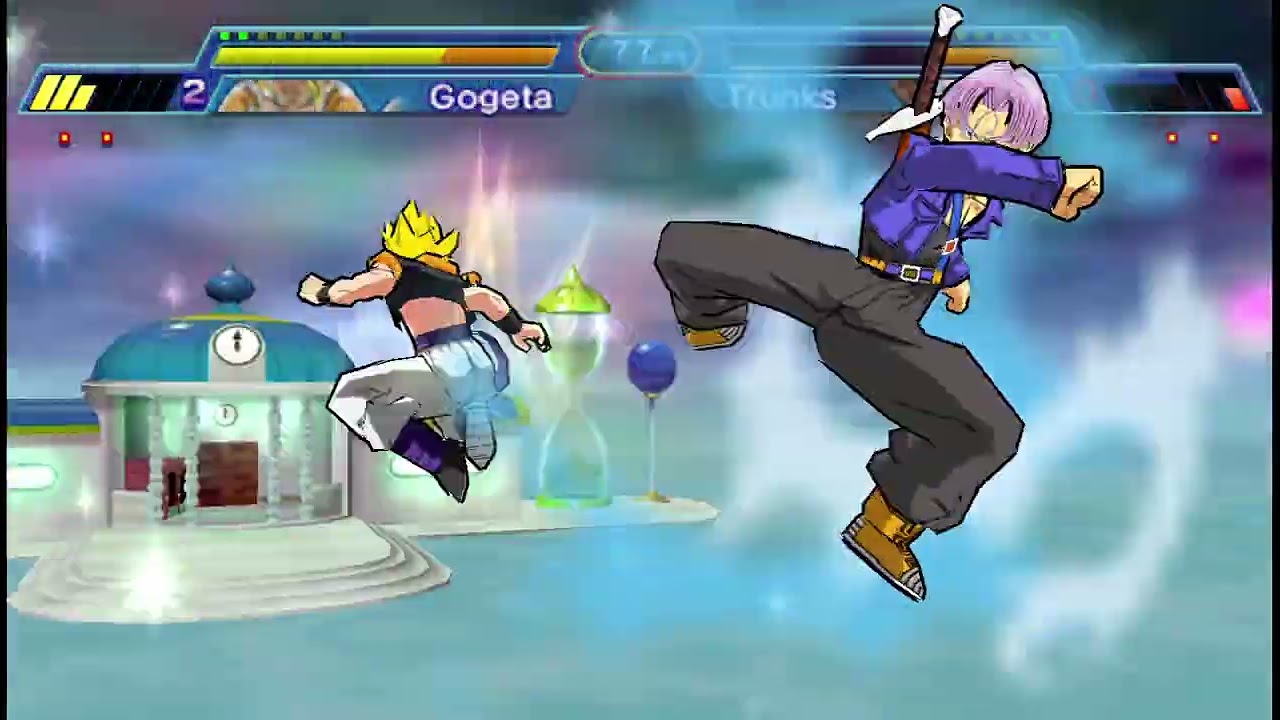 🔥 Fusion VS Time Traveler! Gogeta VS Trunks 🔥Dragon Ball Z: Shin Budokai (PSP)