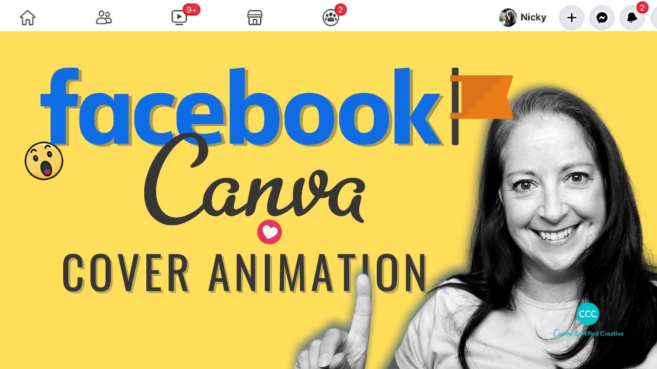 Canva Facebook Page Cover Animation 2020 - WOW your visitors 🤩!!