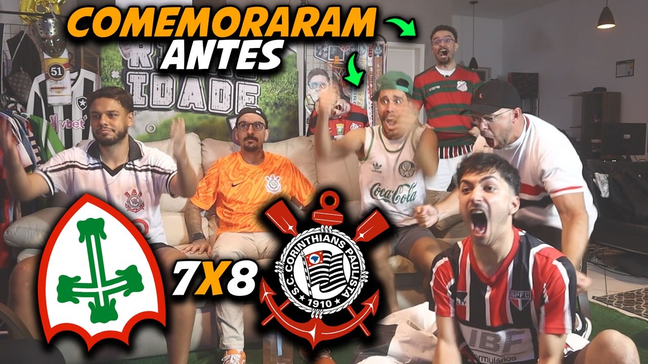React Portuguesa 1(7)x(8)1 Corinthians | Melhores momentos | Gols | Paulista