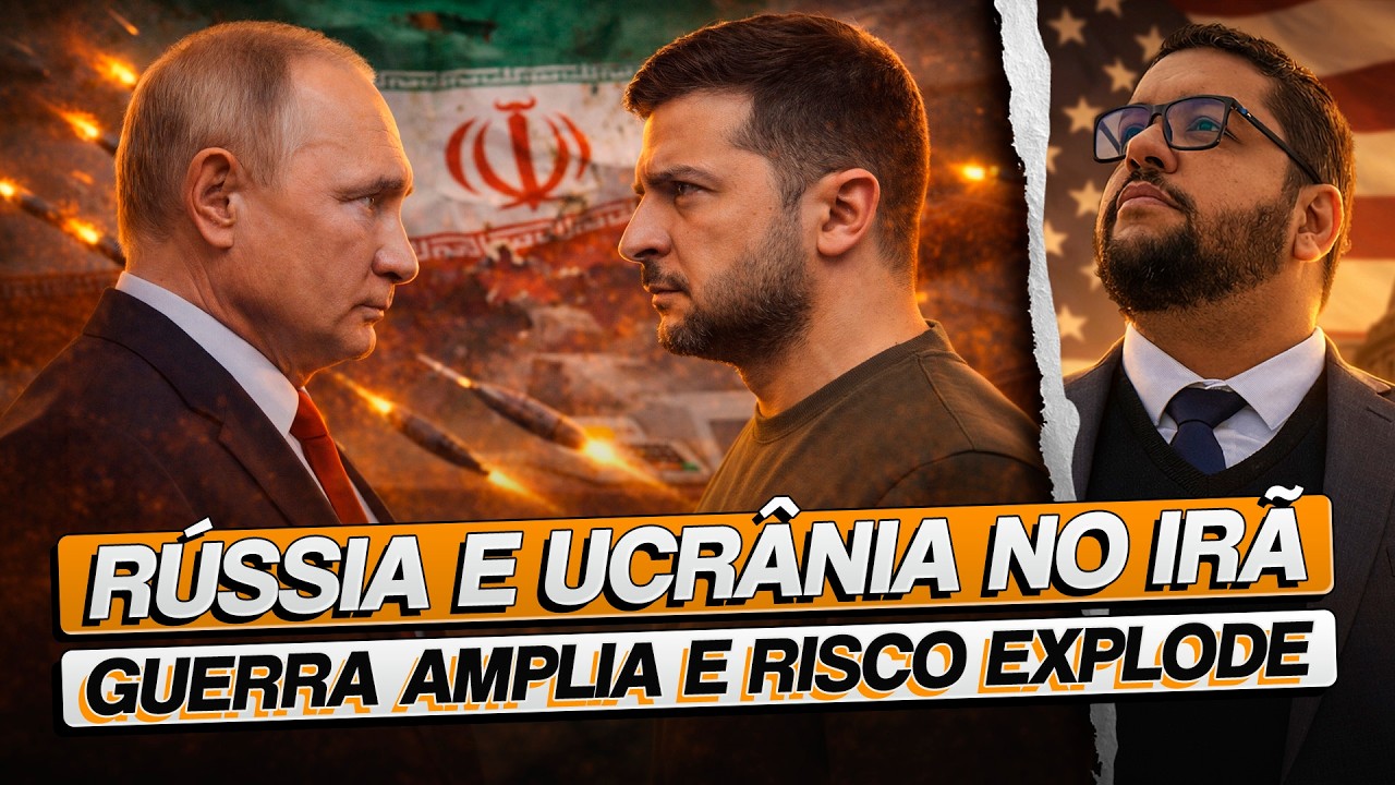 Guerra AMPLIADA no Irã: Putin e Zelensky entram no conflito