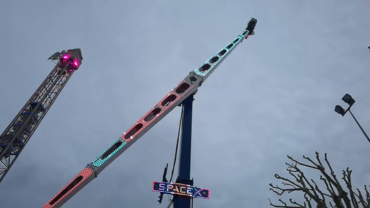 Manège Space X Nasa - Fête Foraine de Chalon-sur-Saône 2025