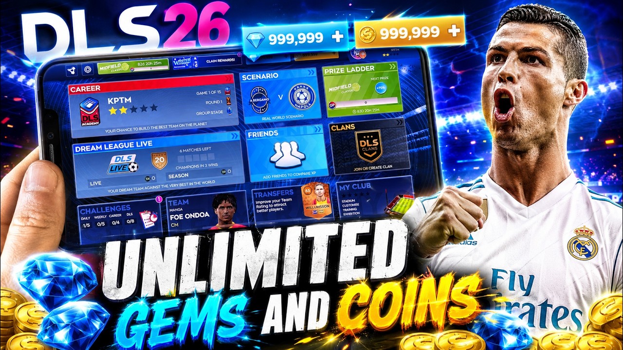 🔥 DLS 26 Hack &ndash; Dream League Soccer 2026 Hack Unlimited Coins and Gems (iOS/Android)
