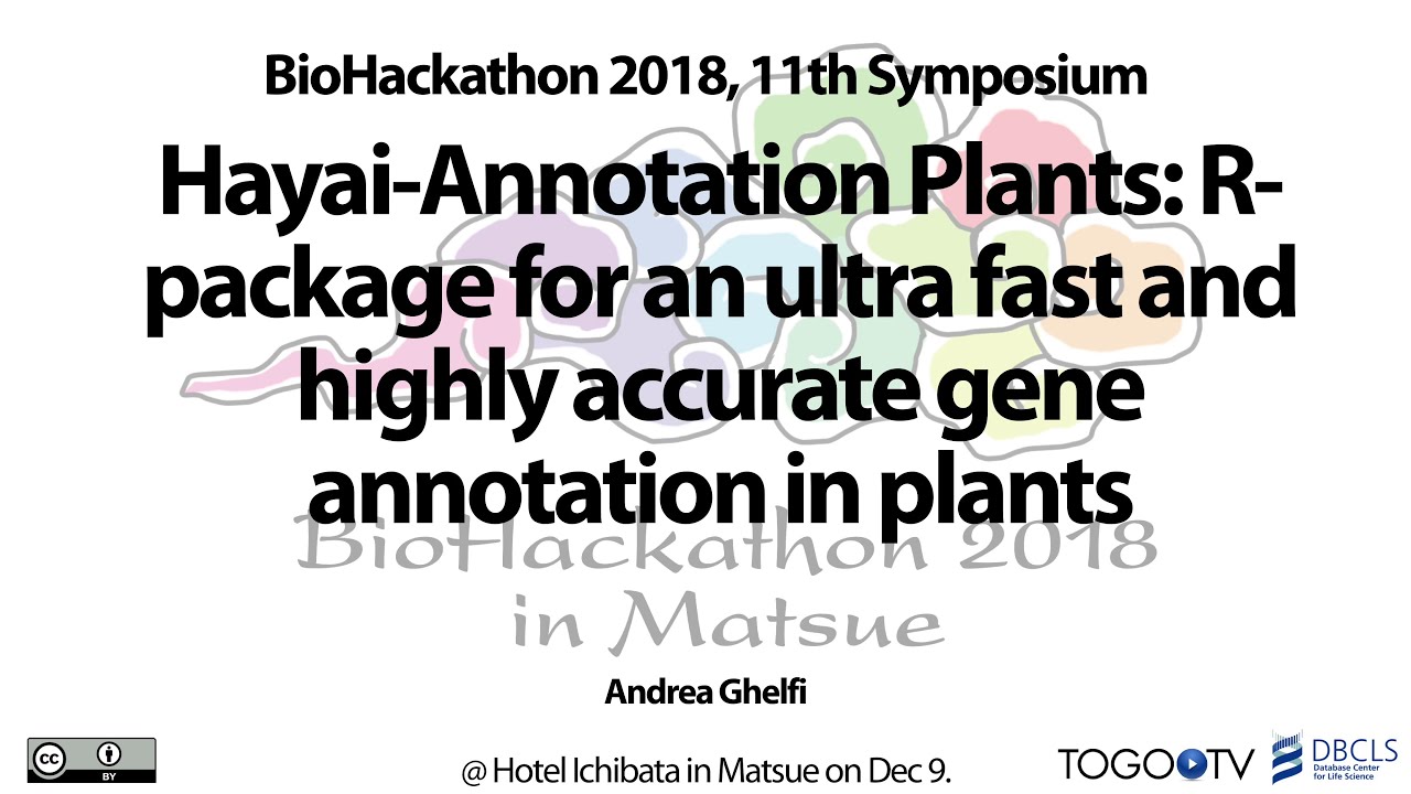 Hayai-Annotation Plants: R-package for an ultra fast and highly accurate gene annotation in plants
