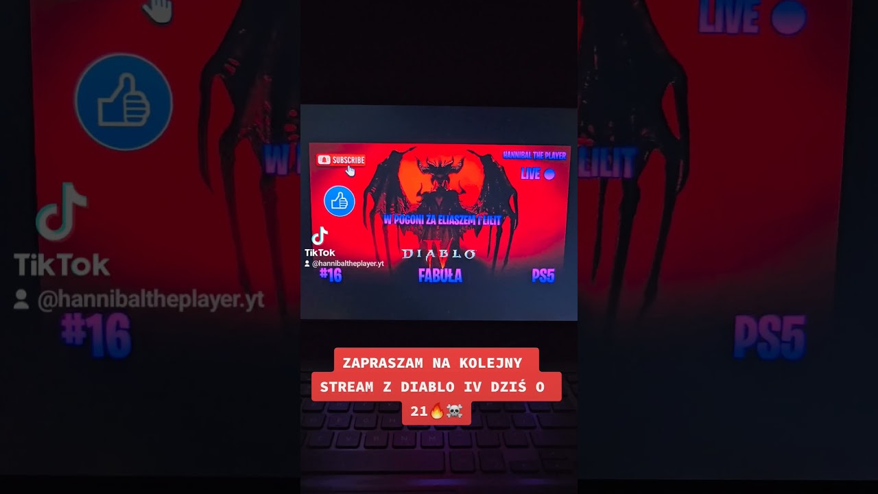 Diablo IV - Live / Fabuła / W pogoni za Eliaszem i Lilit  #diablo4 #live #ps5 #games