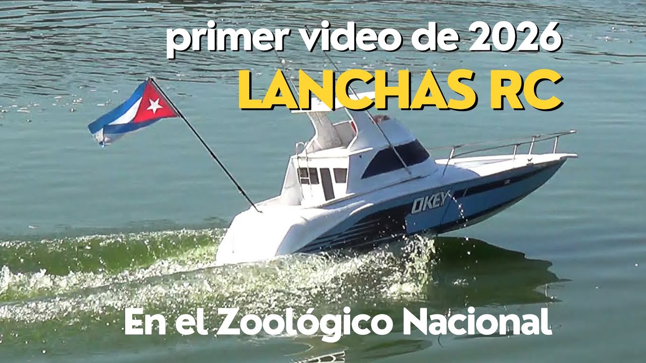 Primer video de 2026 Lanchas RC en el Zoológico