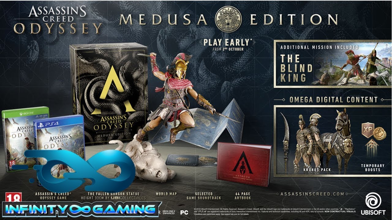 Assassins creed odyssey : Medusa edition unboxing.