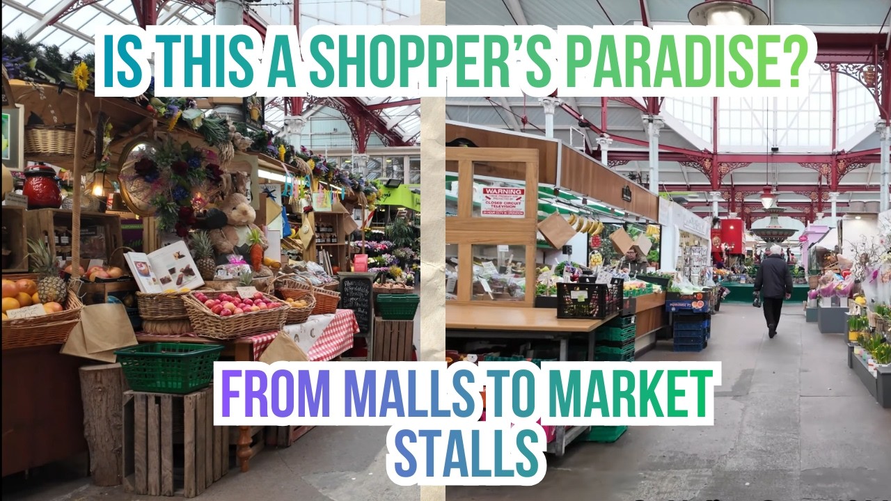 St Helier's Beautiful Central Market, Malls & Shopping Streets | Jersey Walking Tour