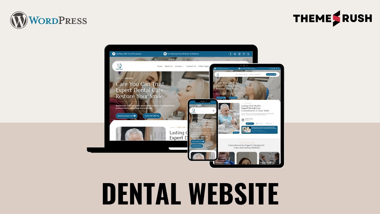 Dental Clinic WordPress Template Installation & Customization Tutorial