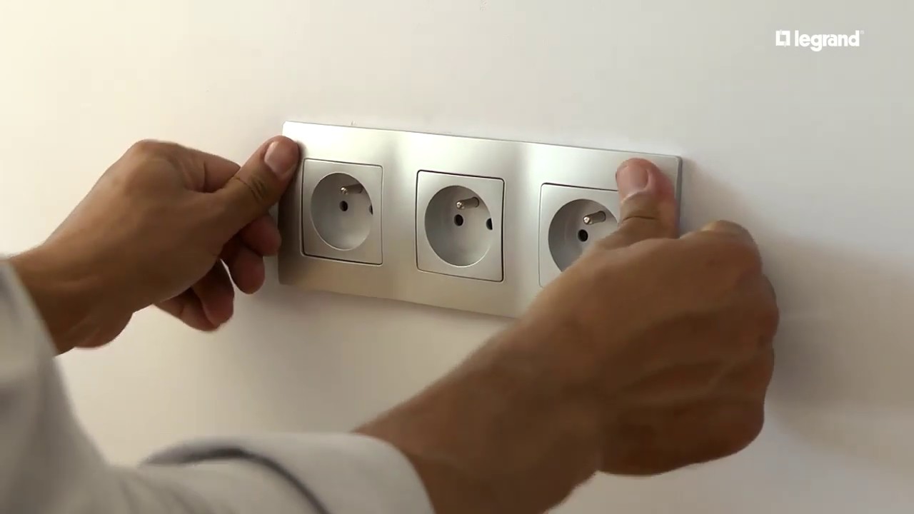 Comment installer une prise LEGRAND 2P+T Nilo&eacute;  & Double va-et-vient Nilo&eacute;