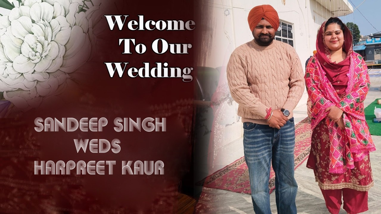 4K Live Reception Sandeep Singh weds Harpreet Kaur by Tony Photography Samana M:76588-39948