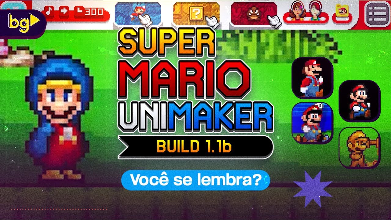 REABRINDO o Super Mario UNIMAKER 1.1b em 2023! 🍄