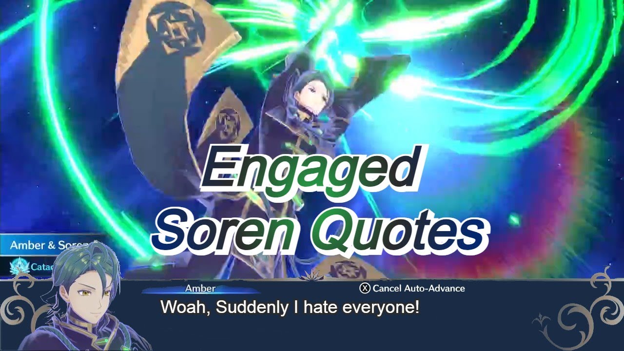 Fire Emblem Engage Soren Quotes