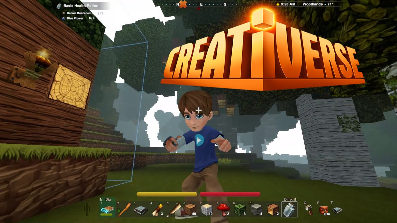 Creating a World and Building a Blueprint &ndash; Creativerse #1