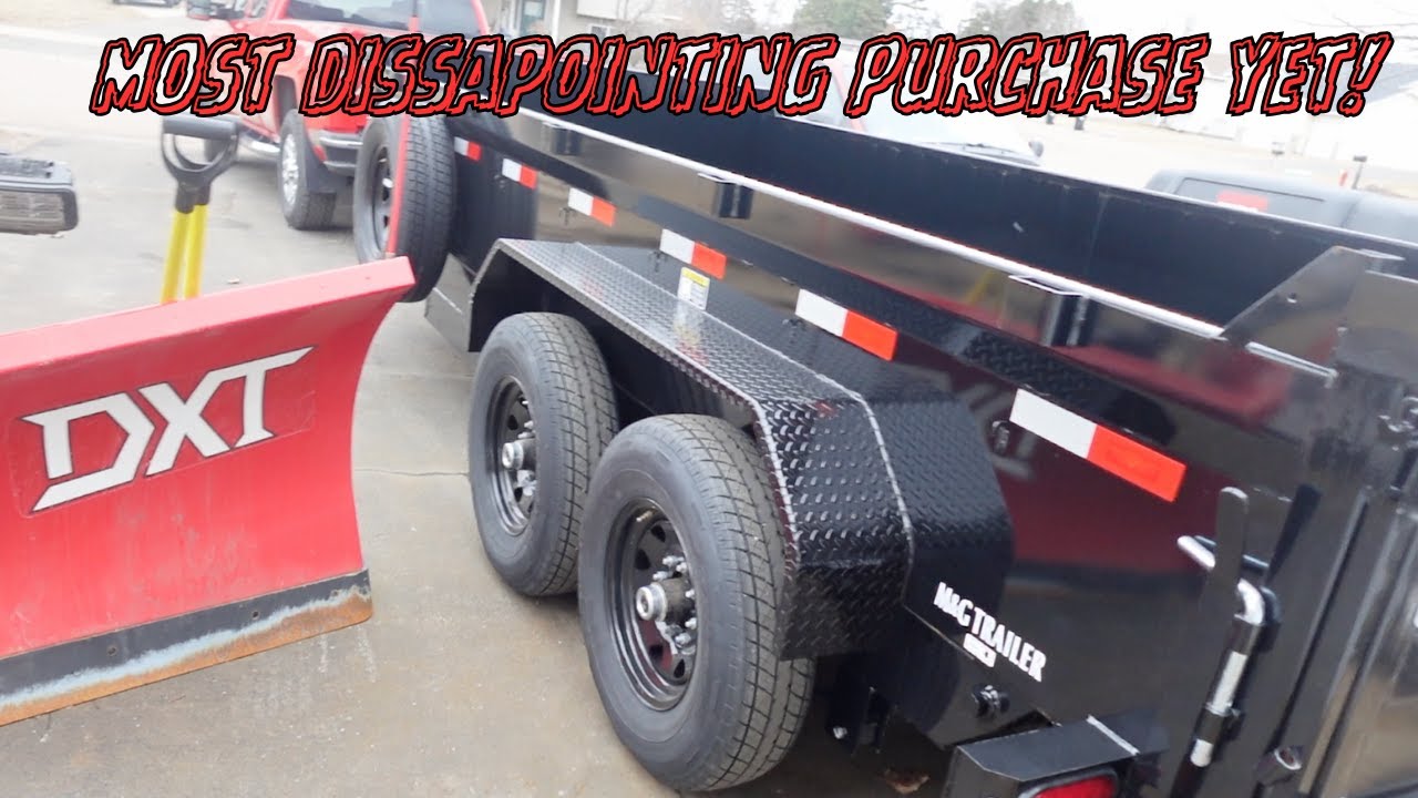 Our New H&H Dump Trailer! I'm Not Happy About This.....