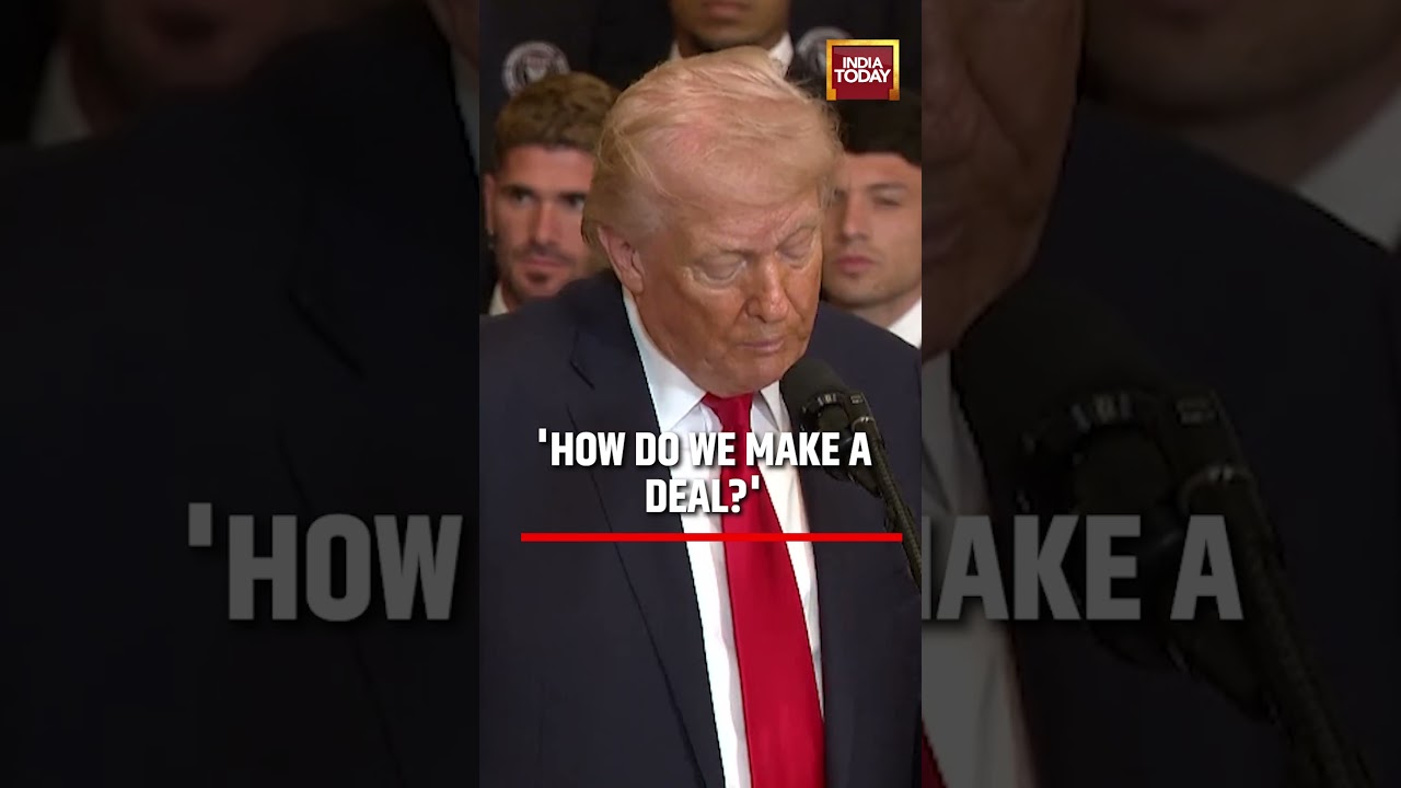 Iran US War: Donald Trump on Iran Negotiations, &ldquo;How Do We Make a Deal?&rdquo; #shorts