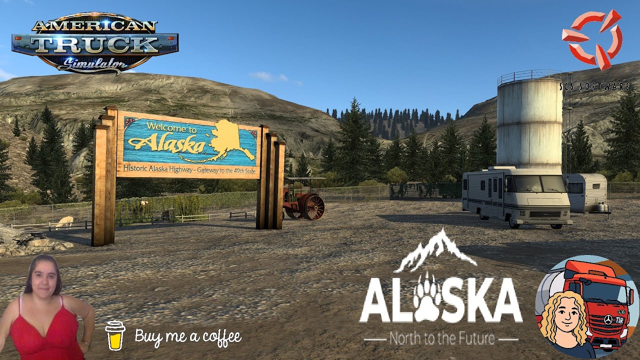 American Truck Simulator (1.57) International® LT S13 by SCS Delivery to Alaska + DLC's & Mods