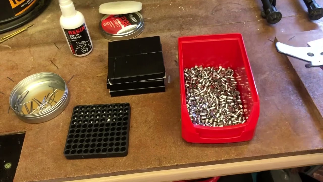 Presslug In Action using cast bullets.