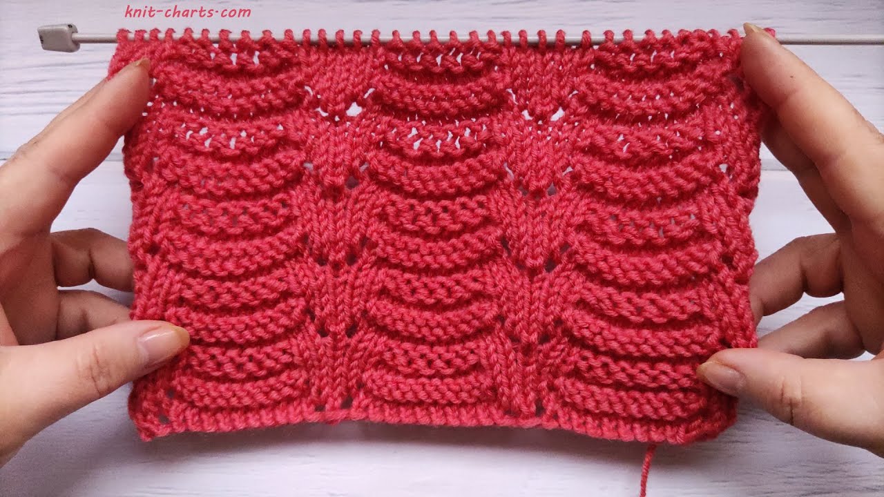 Fancy Knit Stitch | Fantasiemuster stricken | Punto fantasia ai ferri | Punto fantas&iacute;a a dos agujas