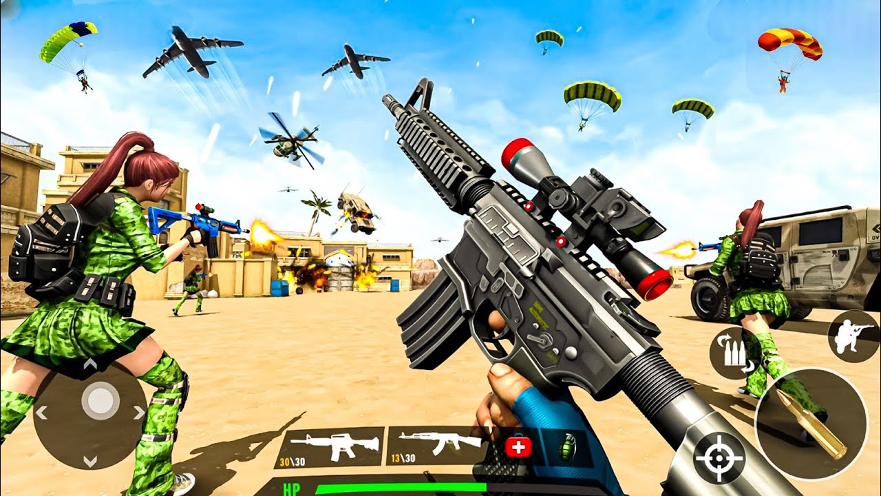 3D Multiplayer Shooting Game _ Android Phantom Blaze Shooting Gameplay