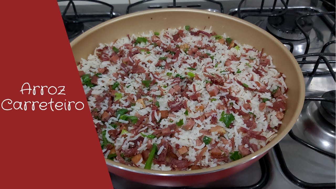 ARROZ CARRETEIRO - FÁCIL E RÁPIDO
