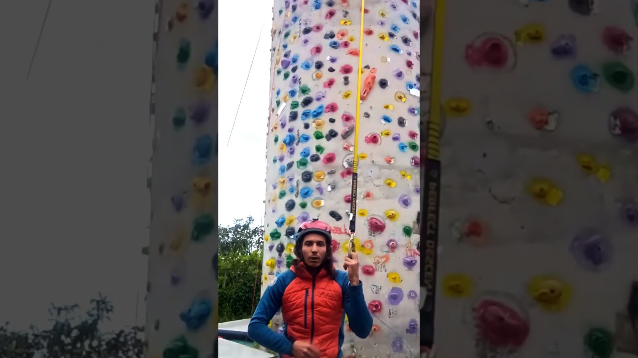 Sicurezza con l'autobelay @taxx91  #climbing #sicurezza #autobelay