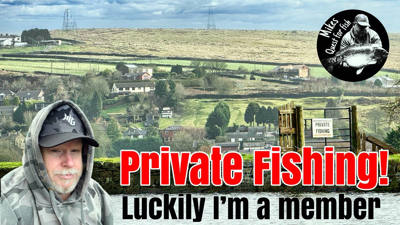 Second Visit to This Private Club Water | Tough February Fishing Session