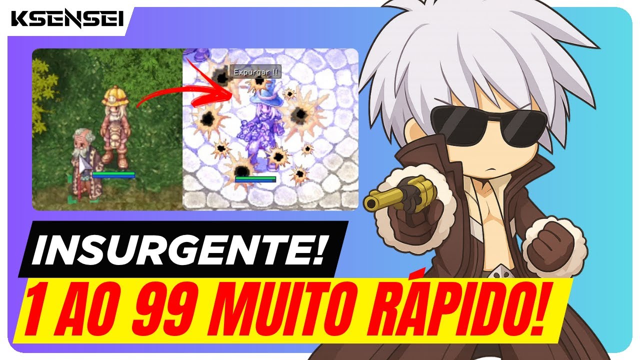 Insurgente do 0 ao 102 SEM SOFRER! Rota de Up Fácil no Ragnarok Latam!