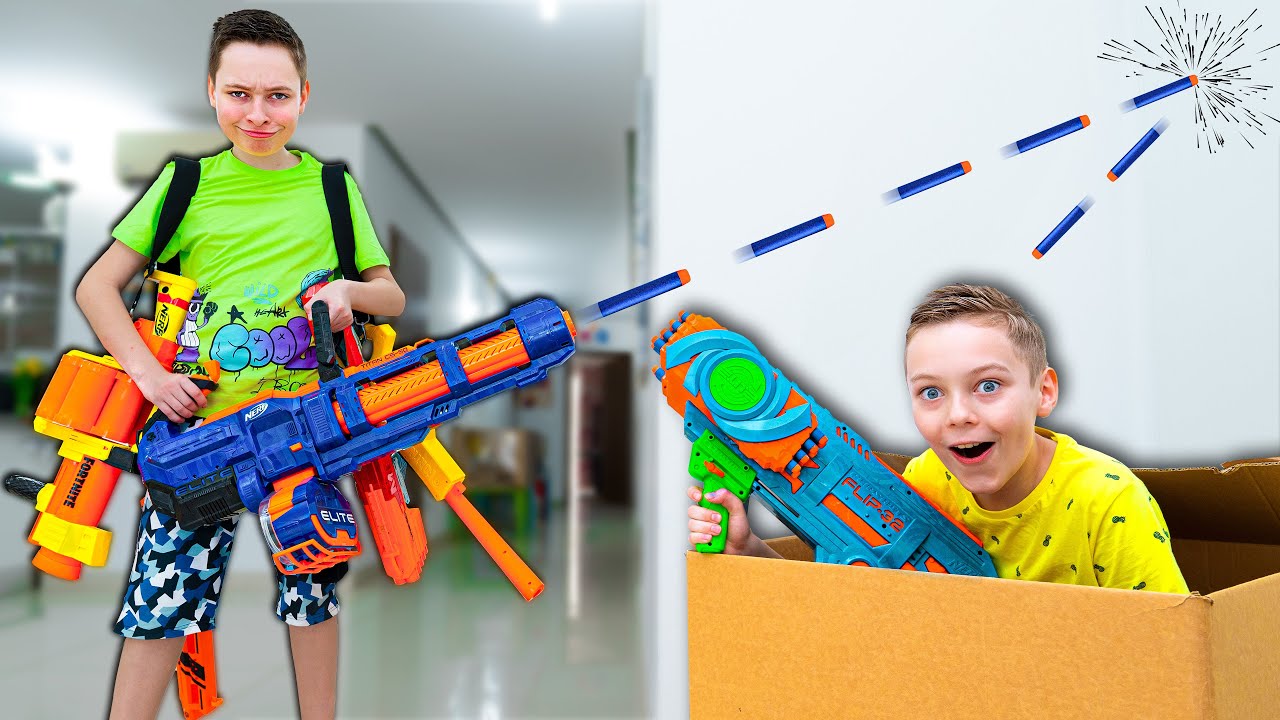When Jokes with Nerf Blasters on My Brother Go Wrong