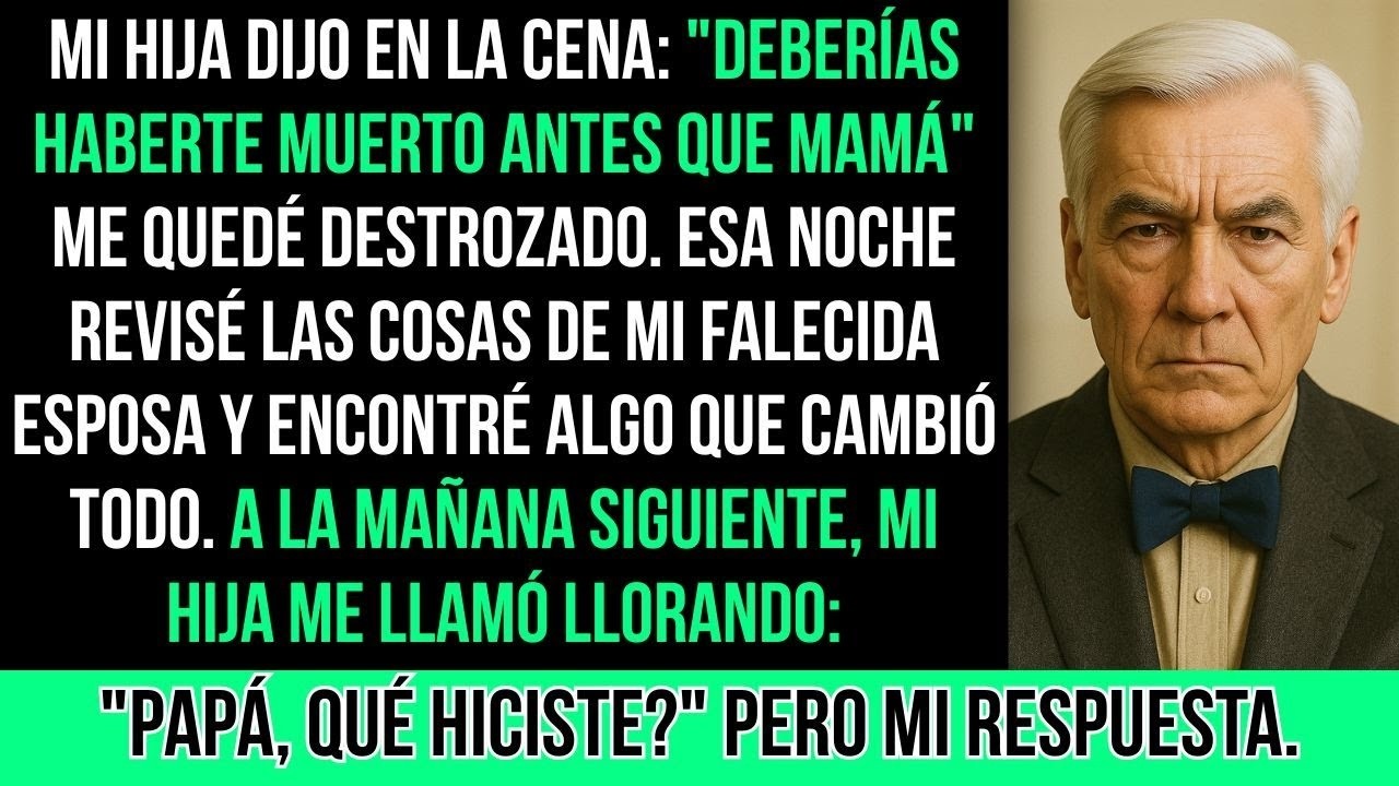 Mi Hija Dijo En La Cena: 