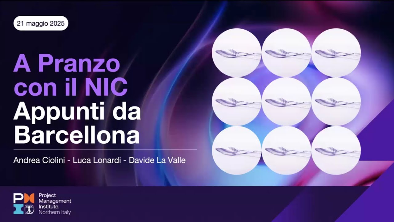 A Pranzo con il NIC - Appunti da Barcellona - Il racconto dei volontari NIC dagli eventi PMI
