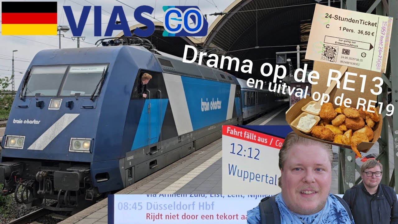 Het was een VIASco om de RE13 te doen met N-wagens van TCS | #JuulVlog