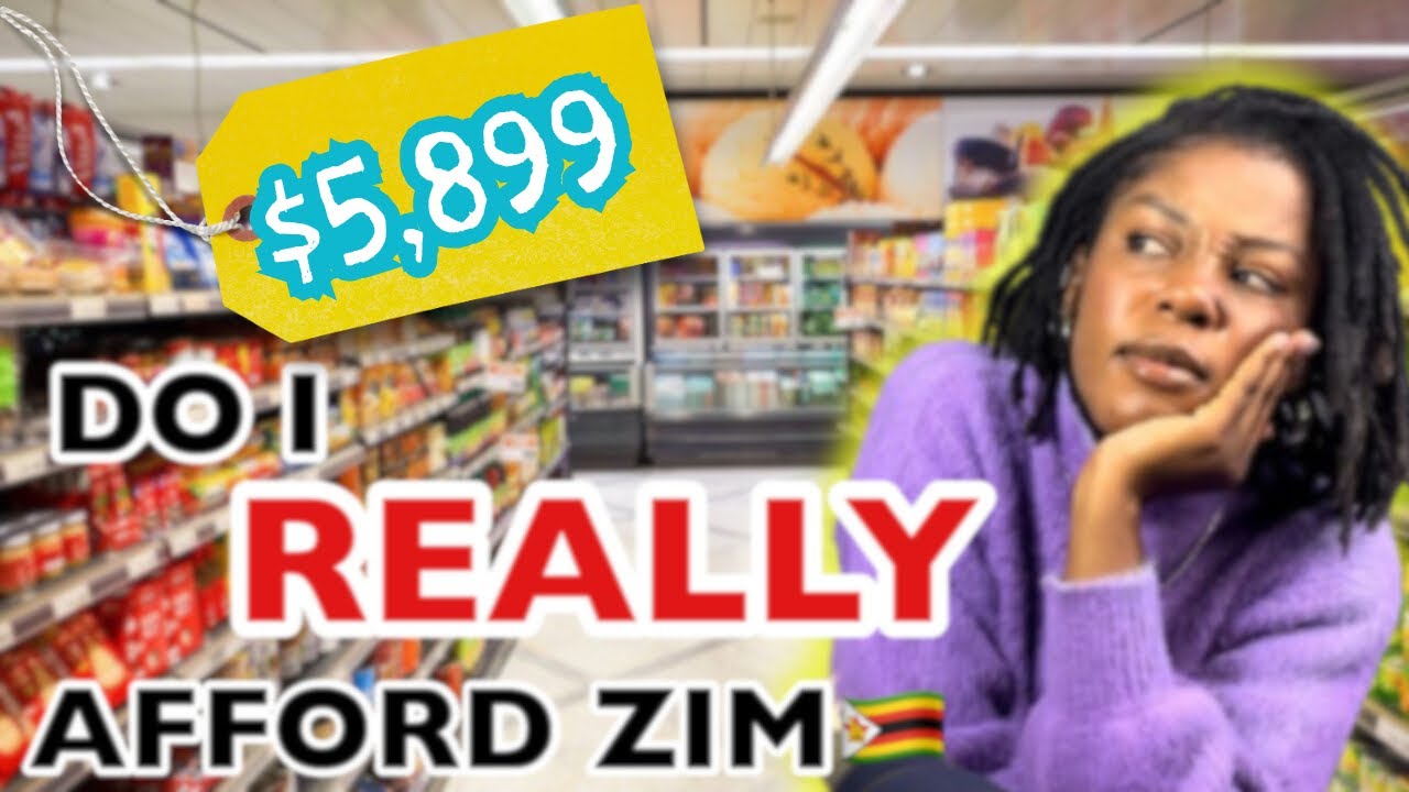 COST OF LIVING IN ZIMBABWE Has Gone INSANE? How much I SPEND In A Month In 2025