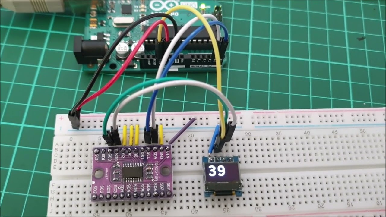 Tutorial - TCA9548A 1-to-8 I2C Multiplexer Breakout with Arduino