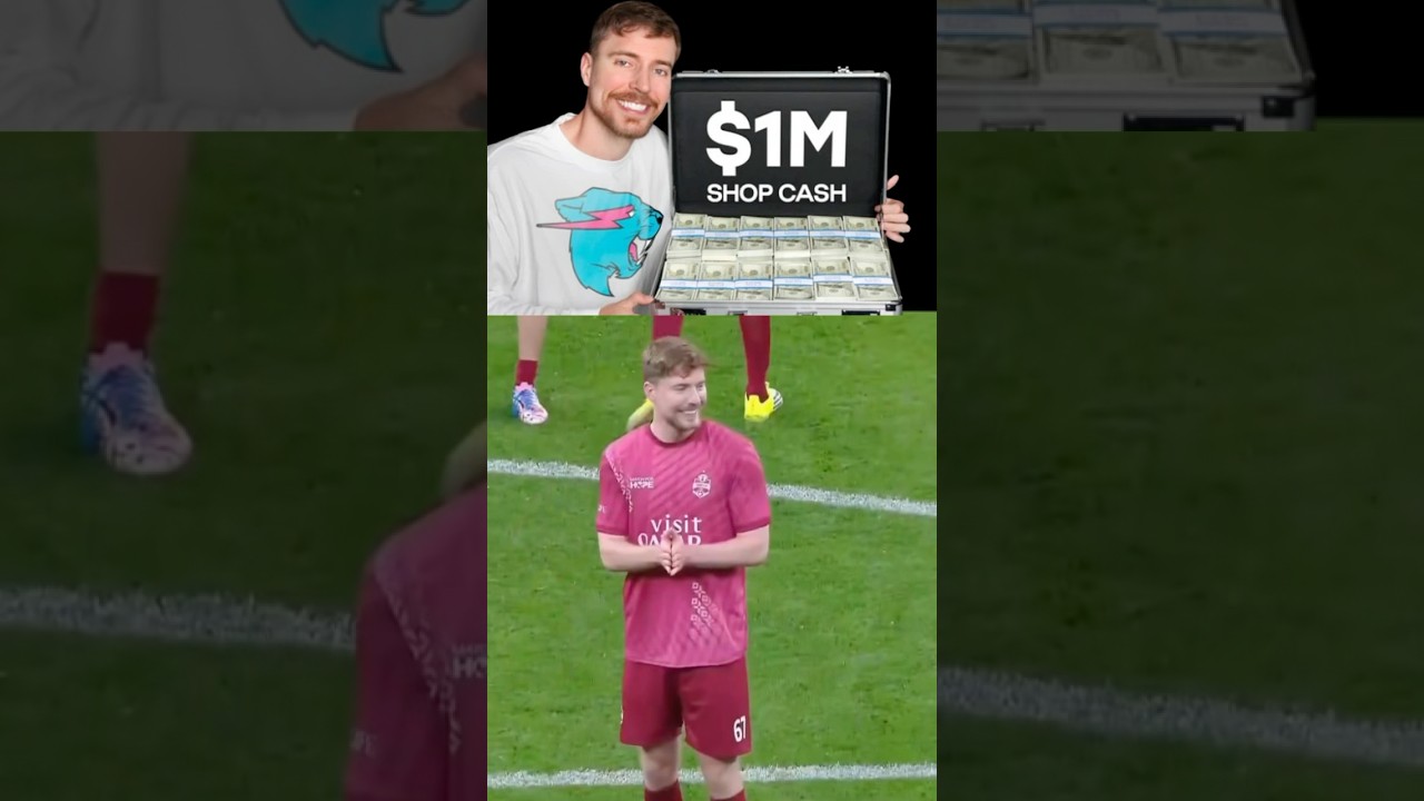 MrBeast subornou goleiro para marcar 🤣🤣