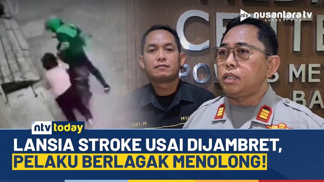 Korban Jambret di Depan GKI Pakuwon Mengalami Stroke, Pelaku Berhasil Diringkus Warga | NTV TODAY