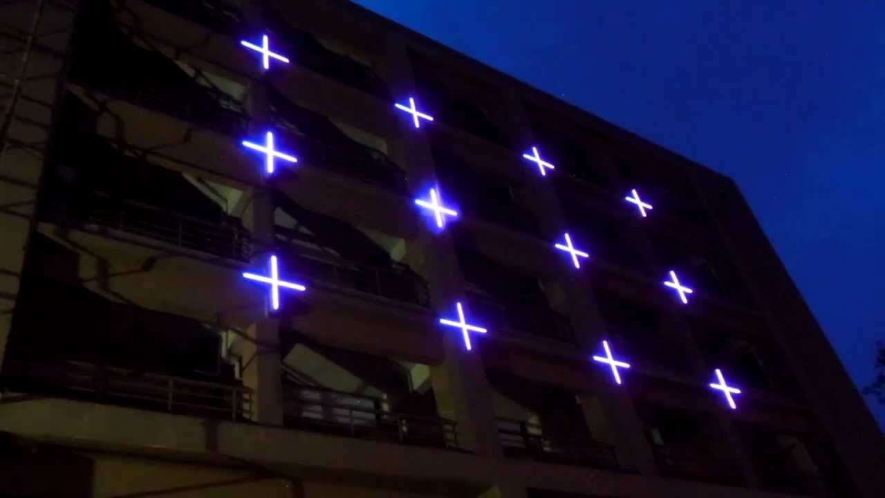 Trade Square.....another creative LED Media Facade installation by BEPS