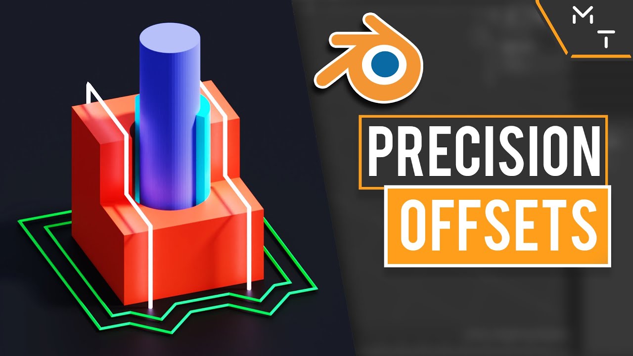 Смещения краёв и 3D-допуски — Blender 2.83 Прецизионное моделирование | (Часть руководства - 10)