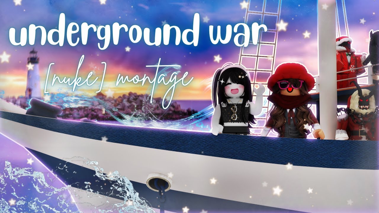 🌊 UNDERGROUND WAR 2.0 MONTAGE || Featuring clans SSF, OP, YPS, & IC! (10+ people!) || ROBLOX 🌊