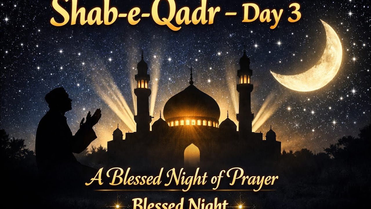 “Day 3 of Shab-e-Qadr 🌙 | A Blessed Night in Our Village Masjid”