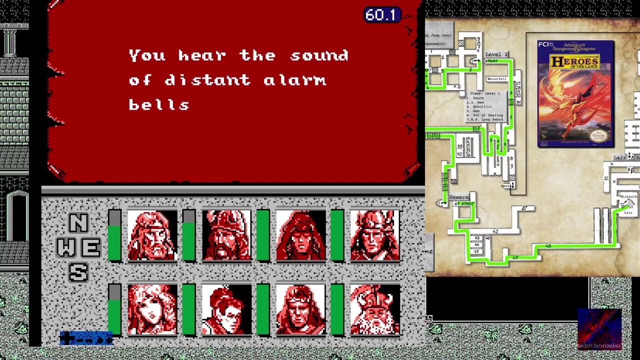 NES AD&D Heroes of the Lance any% Speedrun Tutorial