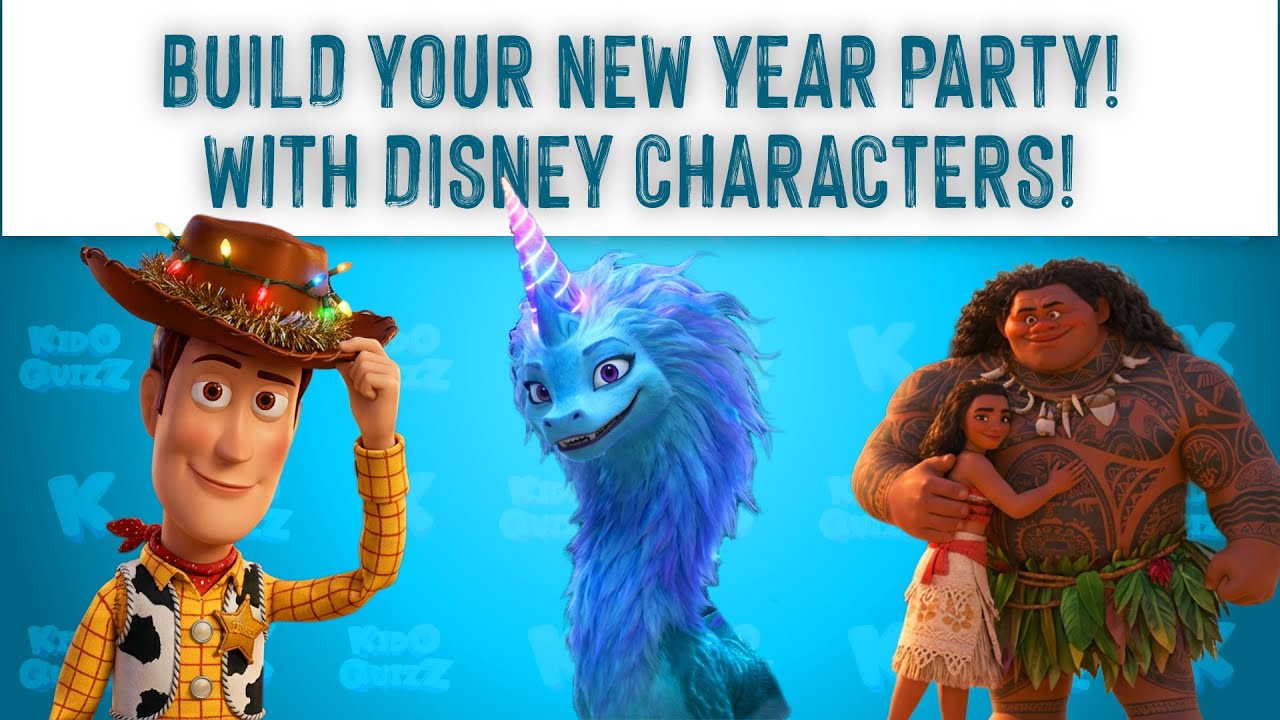 🏰🔥 Build Your Ultimate Disney New Year Party 🎆 | Fun Choices Quiz for Kids & Families