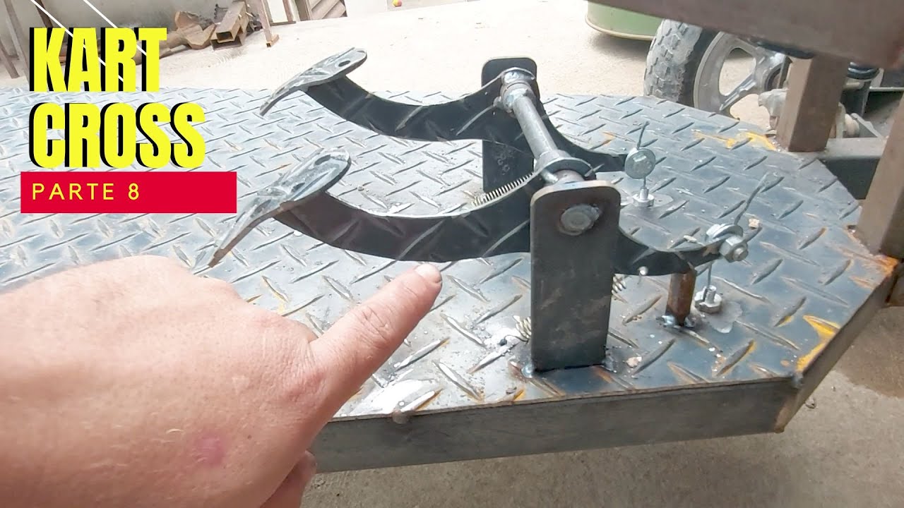COMO FAZER UM KART CROSS PARTE 8- OS PEDAIS FICARAM CHIQUE DEMAIS