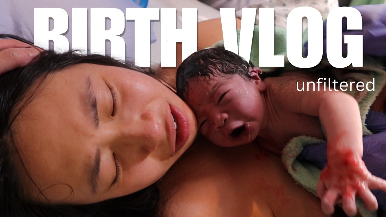NATURAL BIRTH VOLOG | Raw and real | Epidural fell off | Induction at 41 weeks催产｜🇨🇦北美生产记录 Unfiltered